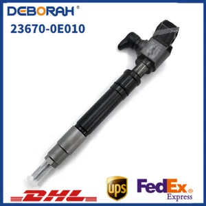 DEBORAH 23670-0E010 295700-0550 Fuel Injector for Denso Toyota Hilux 1GD-FTV - Picture 1 of 5