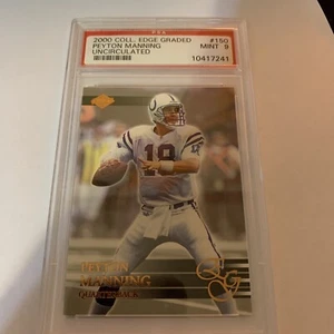 2000 Collector's Edge Graded Uncirculated #150 PEYTON MANNING PSA 9 ~SJ1-687 - Picture 1 of 2