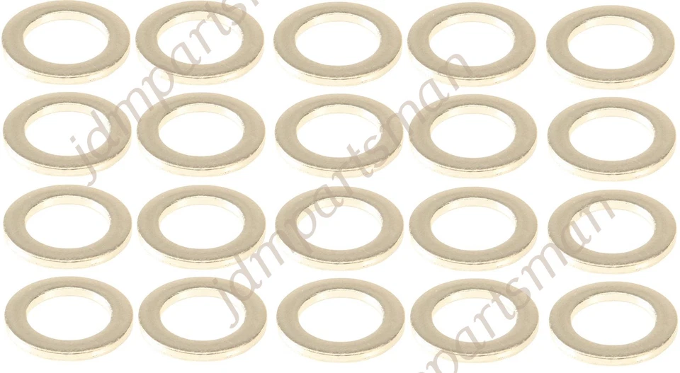 (Paquete de 20) Junta/lavadora de tapón de drenaje de aceite de motor 14 mm 94109-14000 Foto 1 de 1