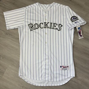 Authentic Colorado Rockies Jersey 48 XL Majestic Blank - Picture 1 of 7