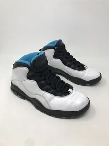 Jordan 10 Retro Powder Blue 2014 Size 8.5 FOR REPAIR READ DESCRIPTION 310805 106 - Picture 1 of 12