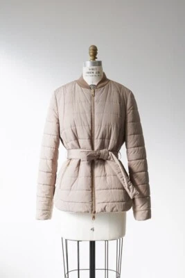 Brunello Cucinelli Women's Cashmere Polyester Jacket Coat Size 42 Made in Italy - Imagem 1 de 4