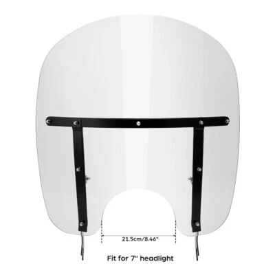 Parabrisas + soporte apto para Harley Softail Fatboy Heritage Softail 2000-2017 Foto 1 de 4
