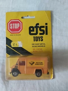 VINTAGE EFSI HOLLAND 1/77 COMMER 302 GERMAN POST BUNDESPOST VAN BOXED NO.1302 06 - Picture 1 of 4