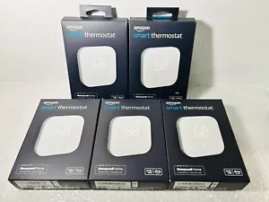 LOT of 5x Amazon Honeywell Alexa Smart Thermostat S6ED3R no c wire NEW SEALED - Picture 1 of 3