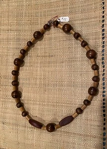 Handmade Wooden Necklace for Women, 20in - Picture 1 of 2
