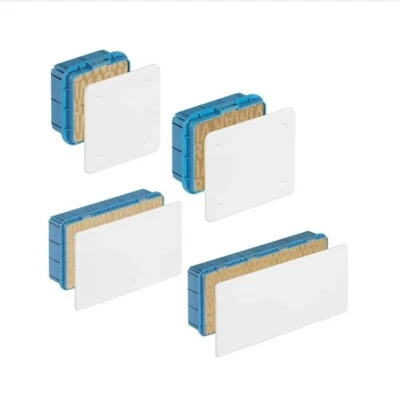 VIMAR CASSETTA DERIVAZIONE A PARETE O SCATOLA INCASSO A PARETE 3 4 6 7 POSTI BLU