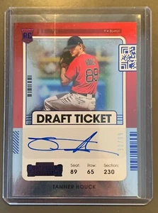 Tanner Houck 2021 Draft Ticket Panini Contenders Rookie Card Auto /99 BREAKOUT?? - Imagen 1 de 2