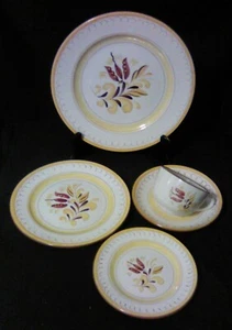 Vintage Stangl Dinnerware 1 place Setting Provincial 5 pcs - Picture 1 of 2
