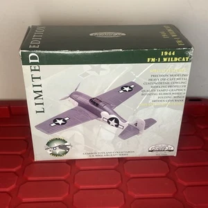 1944 Navy FM-1 WILDCAT WWII Diecast Gearbox 11501 Wings Fold W/box - Picture 1 of 6