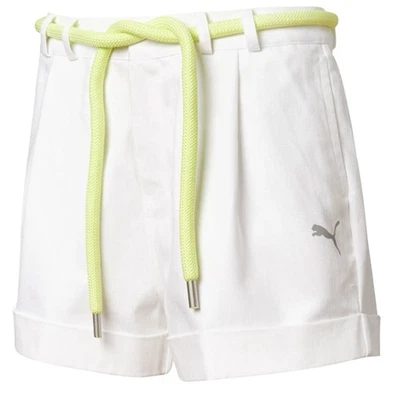 Pantalones cortos deportivos informales blancos PUMA X Liu Wen para mujer 599014-02 Foto 1 de 2