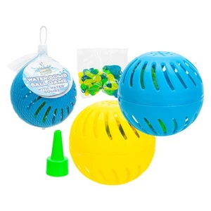 Water Bomb Ball Game Swimming Outdoor Summer 11.5cm x 11.5cm Blue or Yellow X 1 - Picture 1 of 7