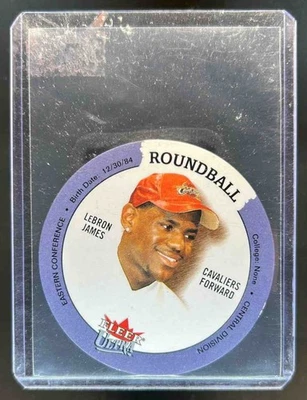 2003-04 Fleer Ultra LeBron James Roundball Discs #31 D Cavaliers - Image 1 of 2