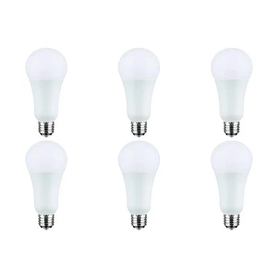 SATCO 5/14/20 Watt Select A21 LED - 3-Way Lamp - 3000K - 6PK - Image 1 of 3