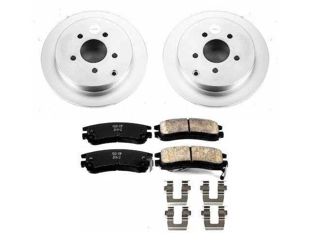 Kit de pastillas de freno trasero y rotor para Pontiac Montana 2002-2004 AWD 2003 GX972CR Foto 1 de 1