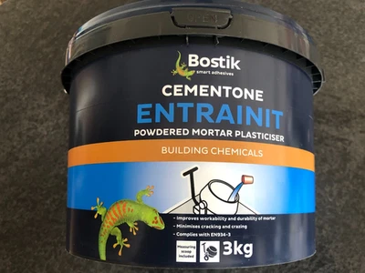 BOSTIK Zementonmörtel Weichmacher Entrainit 3 kg Mauerwerk Ziegel Steinverlegung