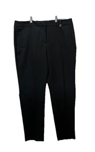 Anne Klein Women's Size 10P Black Petite Trousers Pants Straight Leg - Picture 1 of 12