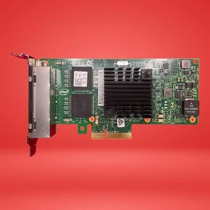 Dell Intel Quad Port PCI-E Ethernet Netzwerkadapter I350-T4 1Gbps - Bild 1 von 8