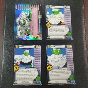 Limited Piccolo 1-3 + HT Hi-Tech Starter Complete Majin Buu Saga Dbz Ccg Score - Picture 1 of 10