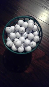 100 USED "TOP GOLF"  TOPGOLF GOLF BALLS VARYING CONDITION  PLEASE SEE PICS - Picture 1 of 5