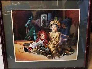Donna Green "Sweet Memories" S/N #203/975 HTF 28" X 24" Early Piece - Picture 1 of 6