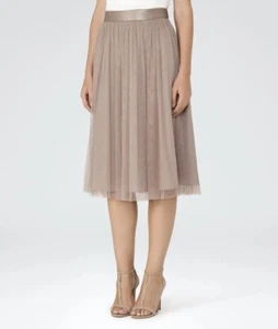 BNWT REISS Crystal Tulle Skirt in Ash, size 8 - Picture 1 of 12
