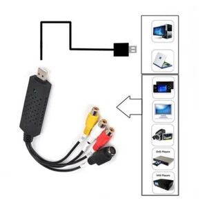 USB 2.0 Audio Video VHS VCR to DVD Converter Capture Card Adapter Digital For LT - Photo 1/12