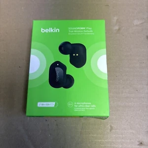 Auriculares Belkin SoundForm Play In-Ear True Wireless Bluetooth Negros - Imagen 1 de 2