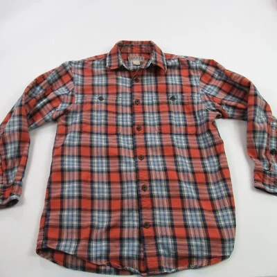 Duluth Shirt Mens Small Long Sleeve Button Front Plaid Pockets Outdoors - Image 1 of 4