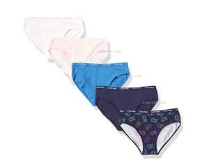 CALVIN KLEIN CK WOMEN Girl's Cotton Kids Bikinis Underwear XS,S, 6-16 - Picture 1 of 3