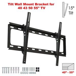 TV WALL BRACKET MOUNT SLIM FOR 28 30 32 40 42 50 65 INCH FLAT 3D LCD LED PLASMA - Picture 1 of 4