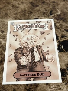 BACHELOR BOB Garbage Pail Kids Prime Slime Trashy TV Sepia - Picture 1 of 2