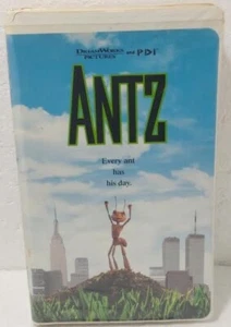 1999 ANTZ:DREAMWORKS #83668 VHS Original Case NOT TESTED 1hr 23min VG+ Clean - Foto 1 di 11