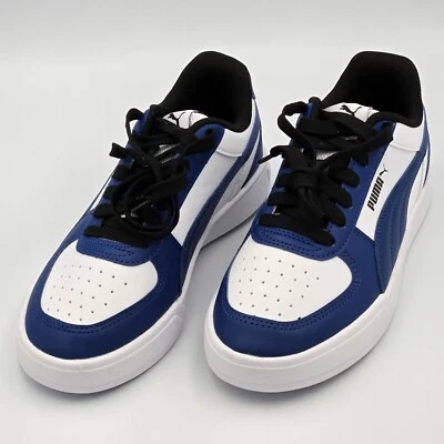 Puma Boys Carter Jr Size 5 Blue and White No Box 396316 20 - Image 1 of 4