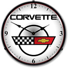 C4 Corvette 2 Lighted Wall Clock