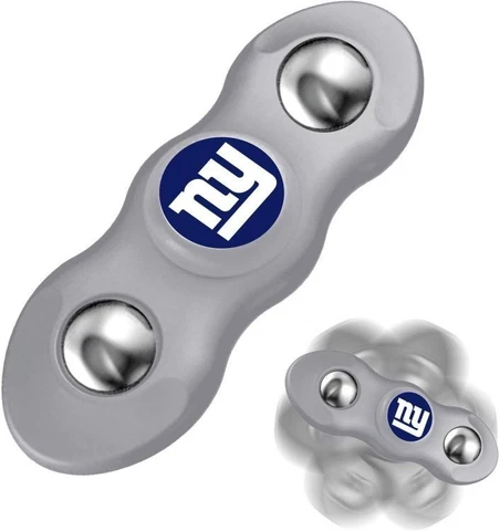 New 2 in 1 NFL New York Giants Flik Fidget Spinner and Rollng Fidget Balls Cover