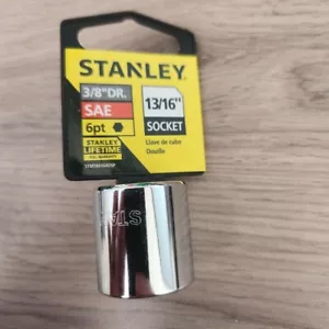Stanley 3/8" Drive SAE 13/16" 6 point Socket Lifetime Warranty - Picture 1 of 2