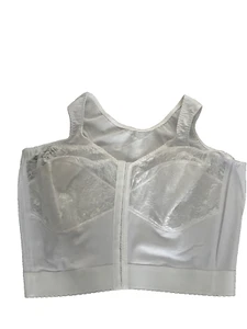 Neu ohne Etikett Comfort Choice BH weiß Spitze lange Linie Frontverschluss 48C Comfortchoice - Bild 1 von 6
