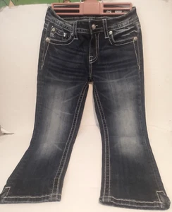 Miss Me Mid Rise Capri Jeans Women's Size 25 M3336P - Picture 1 of 13