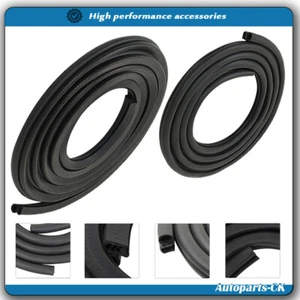 Door Weatherstrip Seals  2 Piece Set Rubber New For 99-06 Sierra Silverado Tahoe - Picture 1 of 11