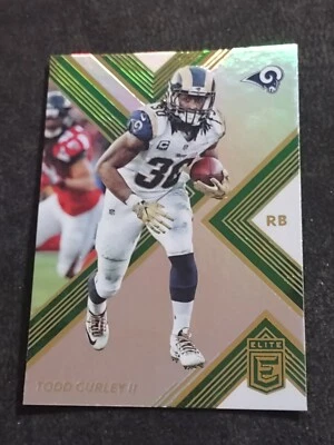 2017 Donruss Elite Football  Card #56 Todd Gurley II  Los Angeles Rams - Image 1 of 2