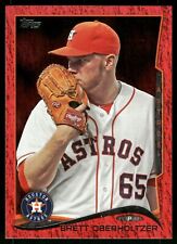 Brett Oberholtzer Houston Astros 2014 Topps Red Foil #115