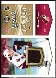 Shane Doan/Brenden Morrow Card 2007-08 Upper Deck MVP One on One Jerseys #OODM 
