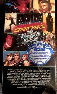 Star Trek II 2 - The Wrath of Khan (VHS) 1982 Paramount Watermark Factory Sealed - Picture 1 of 2