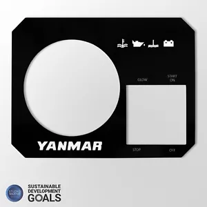 Instrument Panel Faceplate for YANMAR Engines | Type BL - Picture 1 of 5