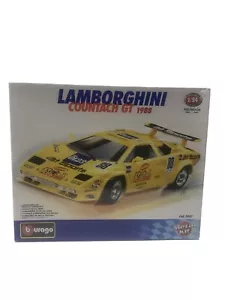 BURAGO, LAMBORGHINI COUNTACH GT 1988, METAL KIT, 1/24 SCALE, COD.5547, ITALY,NEW - Picture 1 of 6