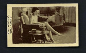 ROTHMANS - PROMINENT SCREEN FAVOURITES - SIDNEY FOX