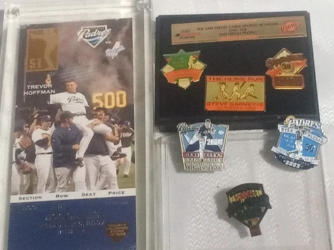 PADRES LOT Trevor Hoffman  Padres 500 Saves TICKET PINS Cover
