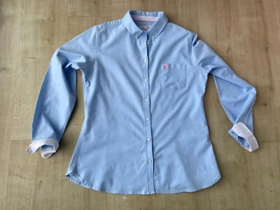 Damenbluse Gr. 44 Springfield gut für größere Frauen länger geschnitten hellblau - Bild 1 von 4