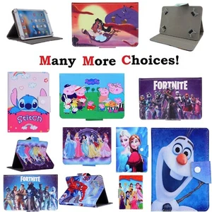 7" 8" 9.7" 10 inch Kids Cover New Stand Up Case PU Leather For Android Tablet PC - Picture 1 of 144